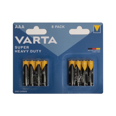 Батарейка VARTA Superlife (Super Heavy Duty) Micro 1.5V - R03P/AAA 8 шт. в блистере Батарейка VARTA Superlife (Super Heavy Duty) Micro 1.5V - R03P/AAA 8 шт. в блистере