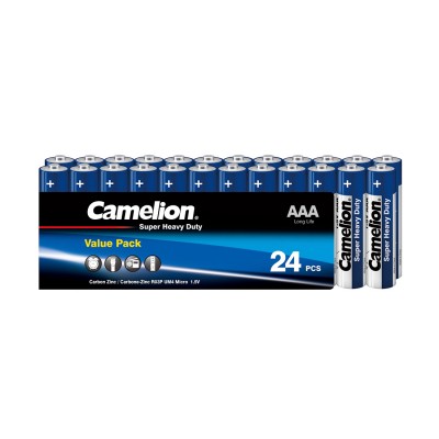 Батарейка CAMELION Super Heavy Duty R03P-SP24B 24 шт. в плёнке Батарейка CAMELION Super Heavy Duty R03P-SP24B 24 шт. в плёнке