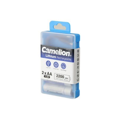 Аккумулятор CAMELION Lithium UB-AA2200-PBH2 2шт (перезаряжаемые от USB) Аккумулятор CAMELION Lithium UB-AA2200-PBH2 2шт (перезаряжаемые от USB)