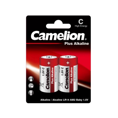 Батарейка CAMELION Plus Alkaline LR14-BP2 2 шт. в блистере Батарейка CAMELION Plus Alkaline LR14-BP2 2 шт. в блистере