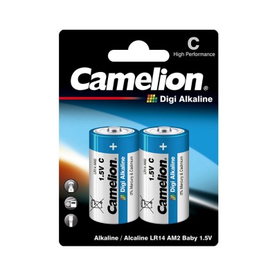Батарейка CAMELION Digi Alkaline LR14-BP2DG 2 шт. в блистере Батарейка CAMELION Digi Alkaline LR14-BP2DG 2 шт. в блистере