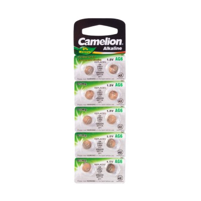 Батарейка CAMELION Alkaline AG6-BP10(0%Hg) 10 шт. в блистере Батарейка CAMELION Alkaline AG6-BP10(0%Hg) 10 шт. в блистере