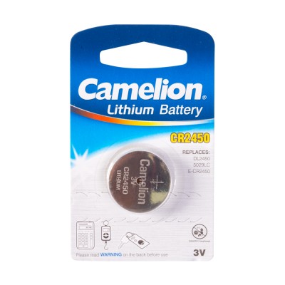 Батарейка CAMELION Lithium CR2450-BP1 Батарейка CAMELION Lithium CR2450-BP1