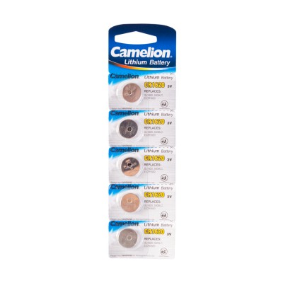 Батарейка CAMELION Lithium CR1620-BP5 5 шт. в блистере Батарейка CAMELION Lithium CR1620-BP5 5 шт. в блистере