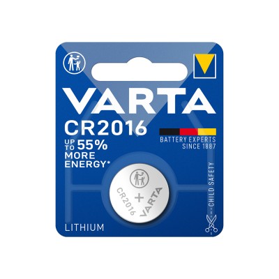 Батарейка VARTA Lithium CR2016 3V 1 шт. в блистере Батарейка VARTA Lithium CR2016 3V 1 шт. в блистере