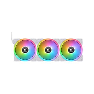Кулер для компьютерного корпуса Thermaltake SWAFAN EX14 RGB PC Cooling Fan White (3-Fan Pack) Кулер для компьютерного корпуса Thermaltake SWAFAN EX14 RGB PC Cooling Fan White (3-Fan Pack)