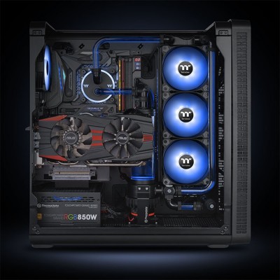 Кулер для компьютерного корпуса Thermaltake Pure A12 LED Blue (Single Fan Pack) Кулер для компьютерного корпуса Thermaltake Pure A12 LED Blue (Single Fan Pack)