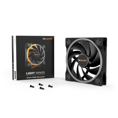 Вентилятор для компьютерного корпуса Bequiet! Light Wings 140mm PWM high-speed ARGB Вентилятор для компьютерного корпуса Bequiet! Light Wings 140mm PWM high-speed ARGB