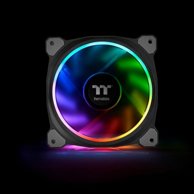 Кулер для компьютерного корпуса Thermaltake Riing Plus 14 RGB Radiator Fan TT Premium Edition (3-Fan Кулер для компьютерного корпуса Thermaltake Riing Plus 14 RGB Radiator Fan TT Premium Edition (3-Fan