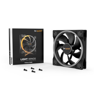 Вентилятор для компьютерного корпуса Bequiet! Light Wings 140mm PWM ARGB Вентилятор для компьютерного корпуса Bequiet! Light Wings 140mm PWM ARGB