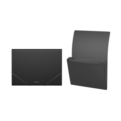 Папка-картотека пластиковая ErichKrause® Classic, с 12 отделениями, A4, черный (в дисплее по 6 шт.) Папка-картотека пластиковая ErichKrause® Classic, с 12 отделениями, A4, черный (в дисплее по 6 шт.)