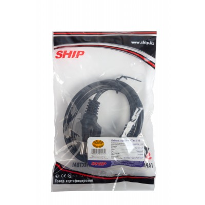 Кабель питания С13 SHIP SH5006-1.2P, Напряжение 220 В Кабель питания С13 SHIP SH5006-1.2P, Напряжение 220 В