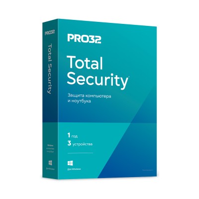 Антивирус PRO32 Total Security BOX лицензия на 1 год 3ПК Антивирус PRO32 Total Security BOX лицензия на 1 год 3ПК