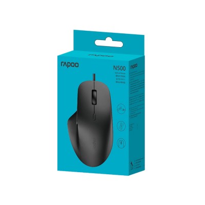 Компьютерная мышь Rapoo N500 Чёрный Компьютерная мышь Rapoo N500 Чёрный