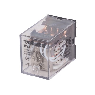 Реле промежуточное Deluxe MY4 24V AC Реле промежуточное Deluxe MY4 24V AC