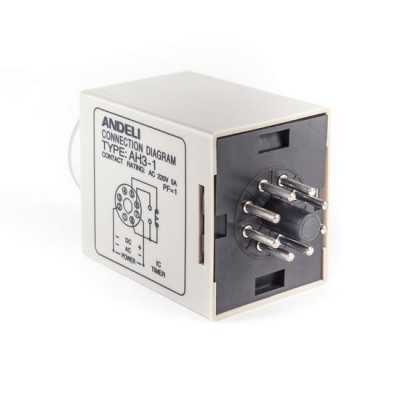 Реле времени ANDELI АH3-2 (0-60 min) AC 220V Реле времени ANDELI АH3-2 (0-60 min) AC 220V