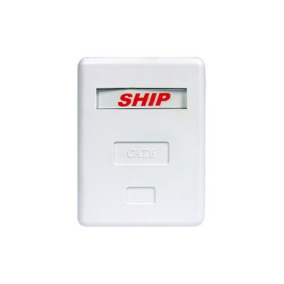 Розетка Настенная телекоммуникационная 1 Модуль SHIP A184-1 Розетка Настенная телекоммуникационная 1 Модуль SHIP A184-1