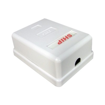 Розетка Настенная телекоммуникационная 2 Модуля SHIP A184-2 Розетка Настенная телекоммуникационная 2 Модуля SHIP A184-2