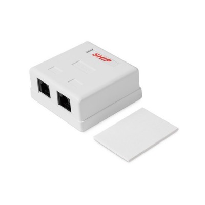 Розетка Настенная телекоммуникационная 2 Модуля SHIP A181A Розетка Настенная телекоммуникационная 2 Модуля SHIP A181A