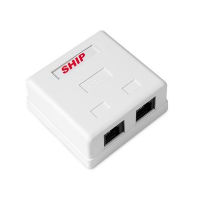 Розетка Настенная телекоммуникационная 2 Модуля SHIP A181A Розетка Настенная телекоммуникационная 2 Модуля SHIP A181A