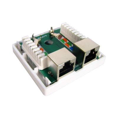 Розетка Настенная телекоммуникационная 2 Модуля SHIP A185-2 Розетка Настенная телекоммуникационная 2 Модуля SHIP A185-2