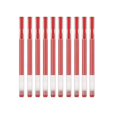 Гелевая ручка Xiaomi High-capacity Gel Pen (10-pack) Red Гелевая ручка Xiaomi High-capacity Gel Pen (10-pack) Red