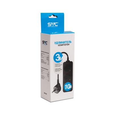 Удлинитель SVC GXC3S-30M 3 м. 220 в. Удлинитель SVC GXC3S-30M 3 м. 220 в.