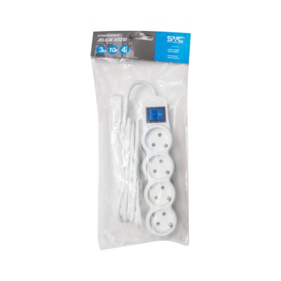 Сетевой фильтр SVC ZP4S-30M 3 м. 220 в. Сетевой фильтр SVC ZP4S-30M 3 м. 220 в.