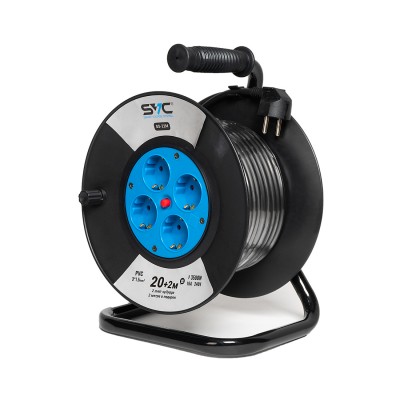 Удлинитель на катушке SVC GS-22M 22м. 240 в. Удлинитель на катушке SVC GS-22M 22м. 240 в.