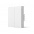 Настенный выключатель двухклавишный Aqara Smart Wall Switch H1 (With Neutral, Double Rocker) Настенный выключатель двухклавишный Aqara Smart Wall Switch H1 (With Neutral, Double Rocker)