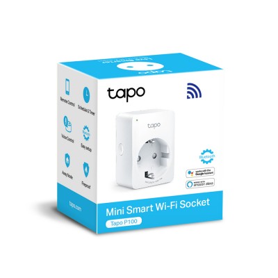 Умная мини Wi-Fi розетка TP-Link Tapo P100(1-pack) Умная мини Wi-Fi розетка TP-Link Tapo P100(1-pack)