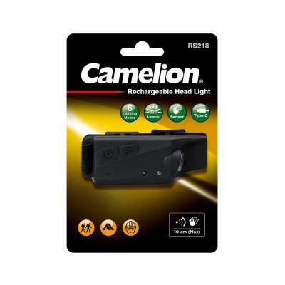 Перезаряжаемый налобный фонарь Camelion RS218 Перезаряжаемый налобный фонарь Camelion RS218