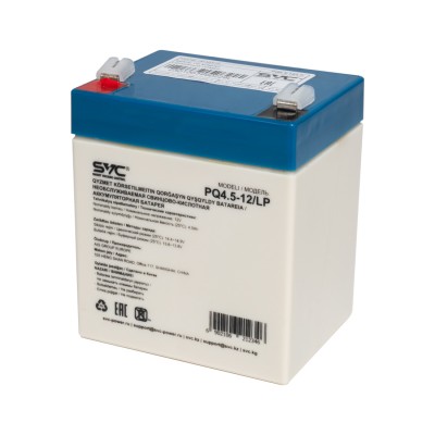 Аккумуляторная батарея SVC PQ4.5-12/LP 12В 4.5 Ач Аккумуляторная батарея SVC PQ4.5-12/LP 12В 4.5 Ач