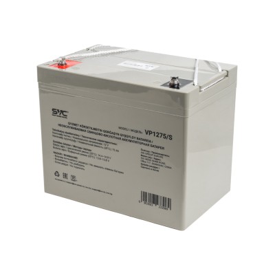 Аккумуляторная батарея SVC VP1275/S 12В 75 Ач (260*169*215) Аккумуляторная батарея SVC VP1275/S 12В 75 Ач (260*169*215)