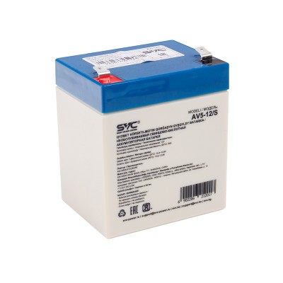 Аккумуляторная батарея SVC AV5-12/S 12В 5 Ач Аккумуляторная батарея SVC AV5-12/S 12В 5 Ач