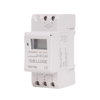 Таймер цифровой Deluxe THC15A AC 220V Таймер цифровой Deluxe THC15A AC 220V
