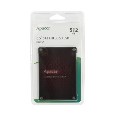 Твердотельный накопитель SSD Apacer AS350X 512GB SATA Твердотельный накопитель SSD Apacer AS350X 512GB SATA