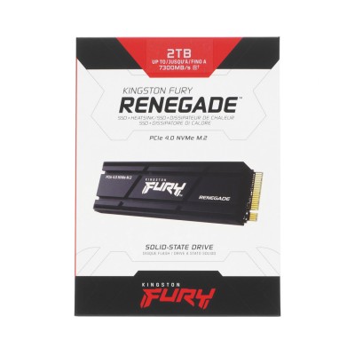 Твердотельный накопитель SSD Kingston FURY Renegade SFYRDK/2000G M.2 NVMe PCIe 4.0 HeatSink Твердотельный накопитель SSD Kingston FURY Renegade SFYRDK/2000G M.2 NVMe PCIe 4.0 HeatSink