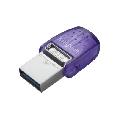 USB-накопитель Kingston DTDUO3CG3/64GB 64GB Фиолетовый USB-накопитель Kingston DTDUO3CG3/64GB 64GB Фиолетовый