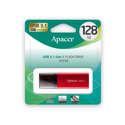 USB-накопитель Apacer AH25B 128GB Красный USB-накопитель Apacer AH25B 128GB Красный