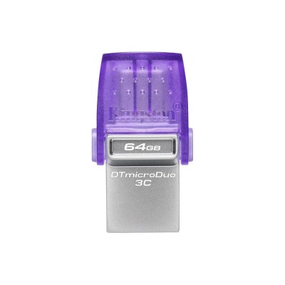 USB-накопитель Kingston DTDUO3CG3/64GB 64GB Фиолетовый USB-накопитель Kingston DTDUO3CG3/64GB 64GB Фиолетовый