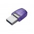 USB-накопитель Kingston DTDUO3CG3/128GB 128GB Фиолетовый USB-накопитель Kingston DTDUO3CG3/128GB 128GB Фиолетовый