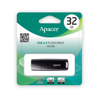 USB-накопитель Apacer AH336 32GB Чёрный USB-накопитель Apacer AH336 32GB Чёрный
