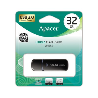 USB-накопитель Apacer AH355 32GB Чёрный USB-накопитель Apacer AH355 32GB Чёрный