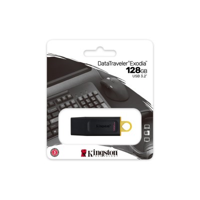 USB-накопитель Kingston DTX/128GB 128GB Чёрный USB-накопитель Kingston DTX/128GB 128GB Чёрный