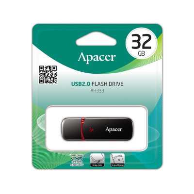 USB-накопитель Apacer AH333 32GB Чёрный USB-накопитель Apacer AH333 32GB Чёрный