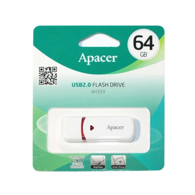 USB-накопитель Apacer AH333 64GB Белый USB-накопитель Apacer AH333 64GB Белый