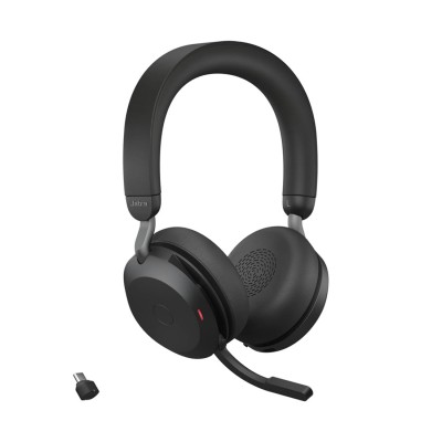 Гарнитура Jabra Evolve2 75 Link380c MS Stereo Black USB-C Гарнитура Jabra Evolve2 75 Link380c MS Stereo Black USB-C