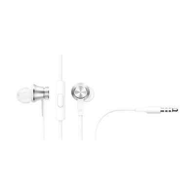 Наушники Xiaomi Mi Earphones Basic Серебристый Наушники Xiaomi Mi Earphones Basic Серебристый