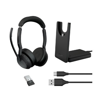 Гарнитура Jabra Evolve2 55, Link380a MS Stereo Stand Гарнитура Jabra Evolve2 55, Link380a MS Stereo Stand